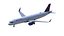 Airbus A321neo Delta Airlines 3D model