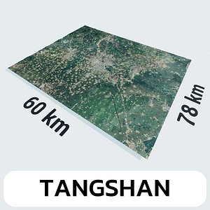 Tangshan China City Landscape 3D Model