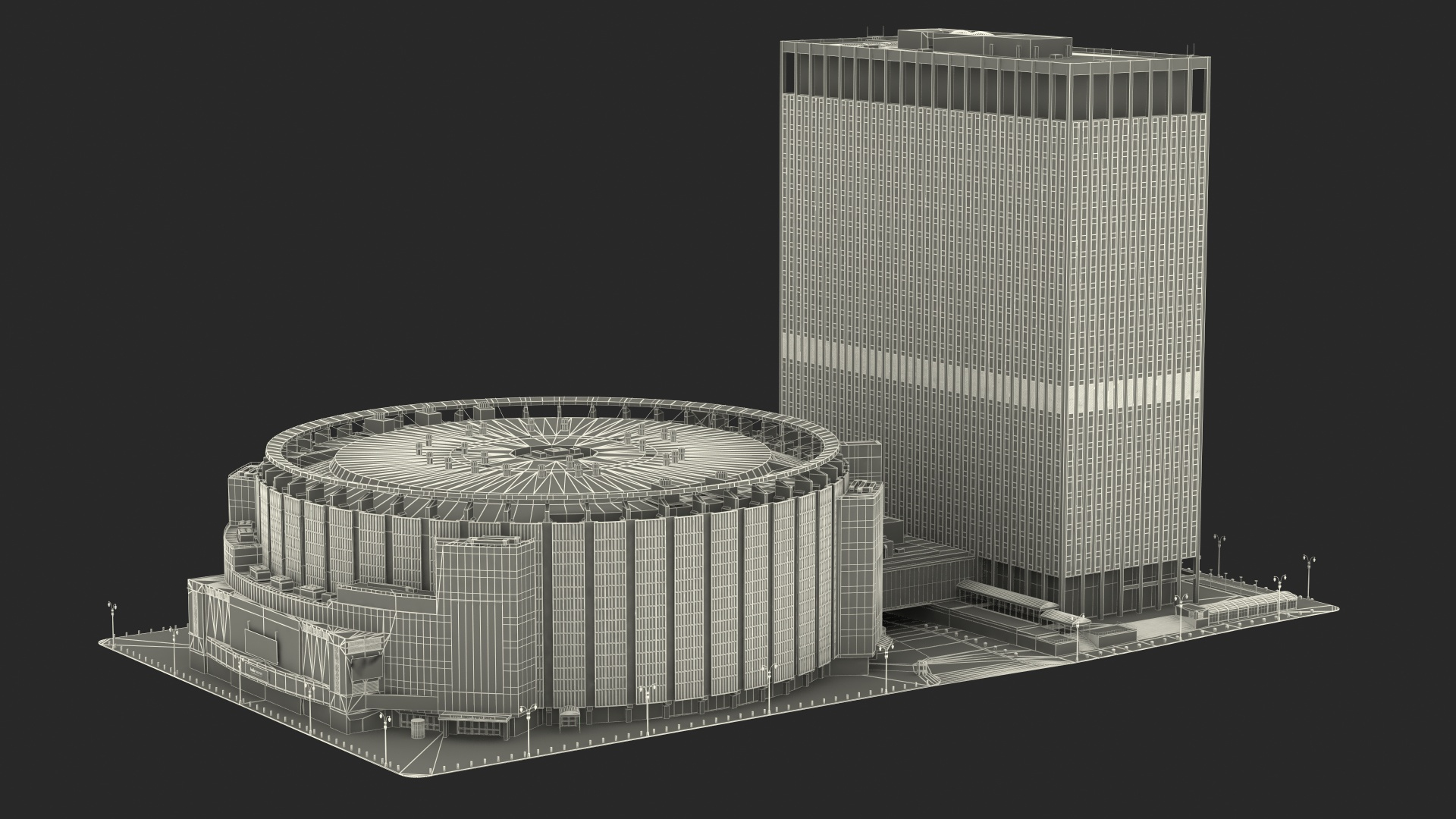 Madison Square Garden 3D Stadium Replica - the Stadium Shoppe