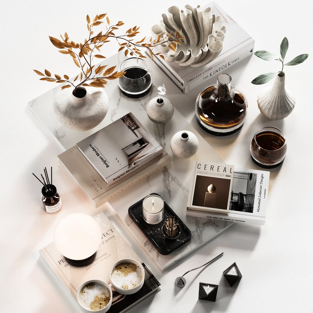 Decorative Set 33 3D Model - TurboSquid 2416360