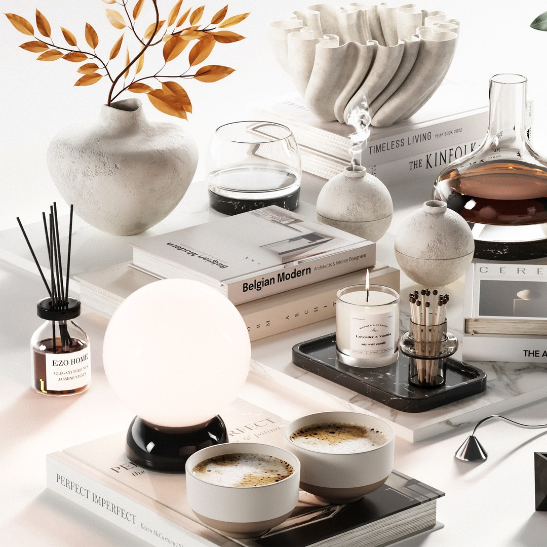 Decorative Set 33 3D Model - TurboSquid 2416360