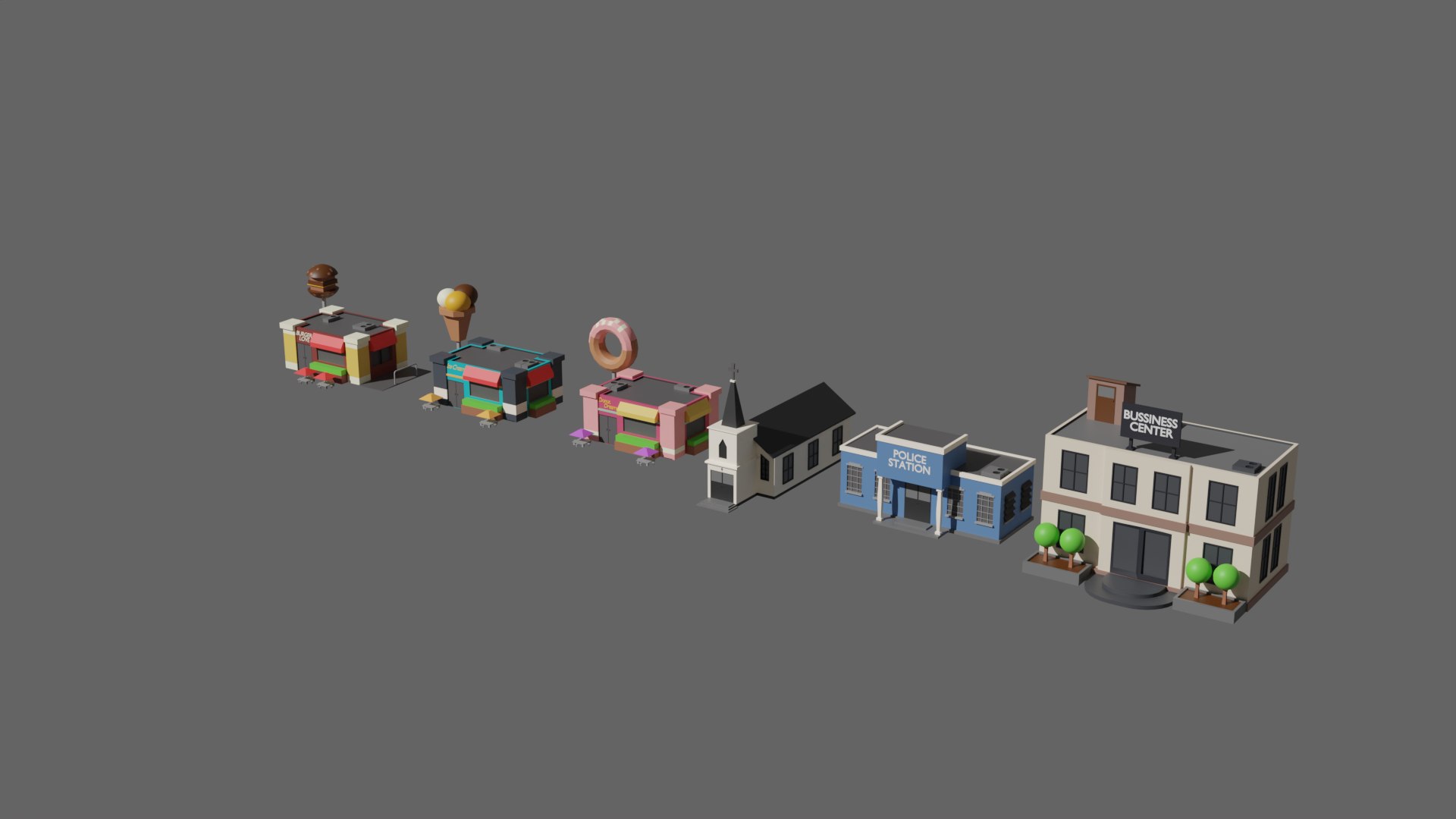 SIMPLE BUILD PACKAGE - Low Poly 3D Model - TurboSquid 2057208