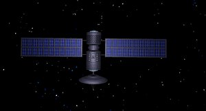 satellite space 3d model