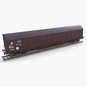 CFR Habis Sliding Door Wagon 339 Rail Car v2 model