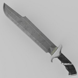 3D s knife predator model