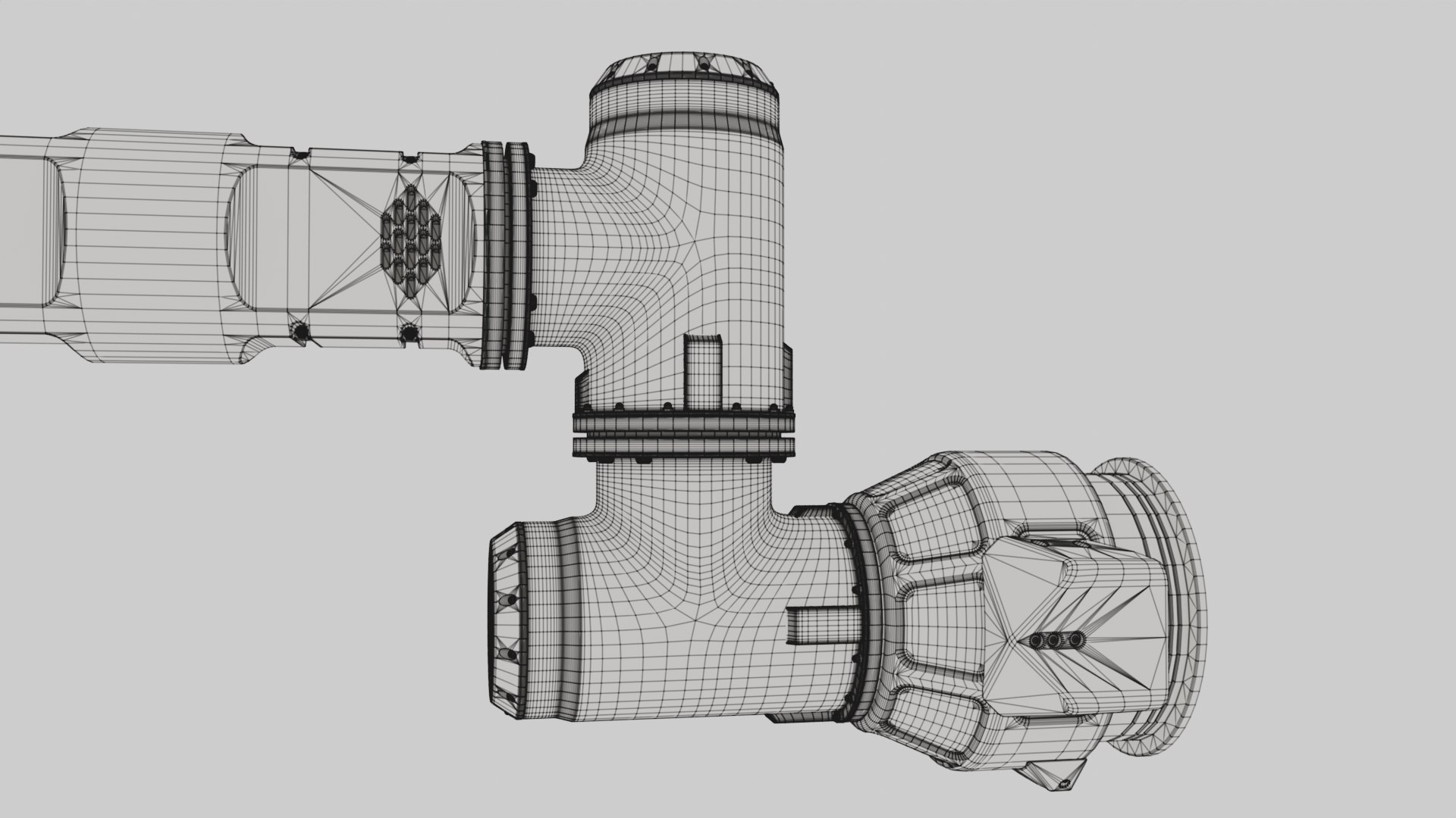 Robotic Manipulator Arm With Integrated Camera And Gripper 3D Model ...