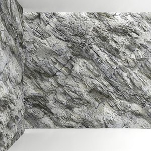 3D rock wall model