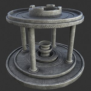 ancient altar 3D model