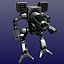 mech warrior 3d model