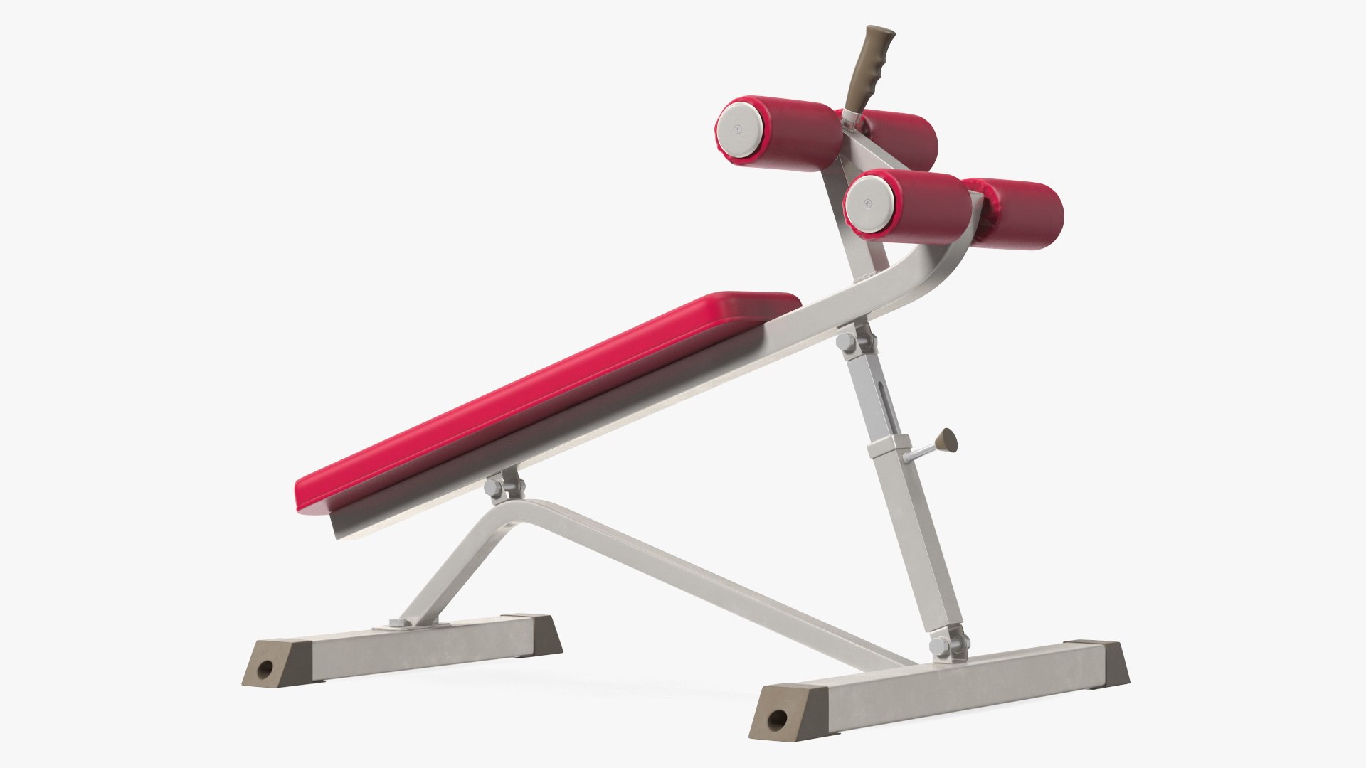 Crunch Bench Red 3D Model - TurboSquid 1838745