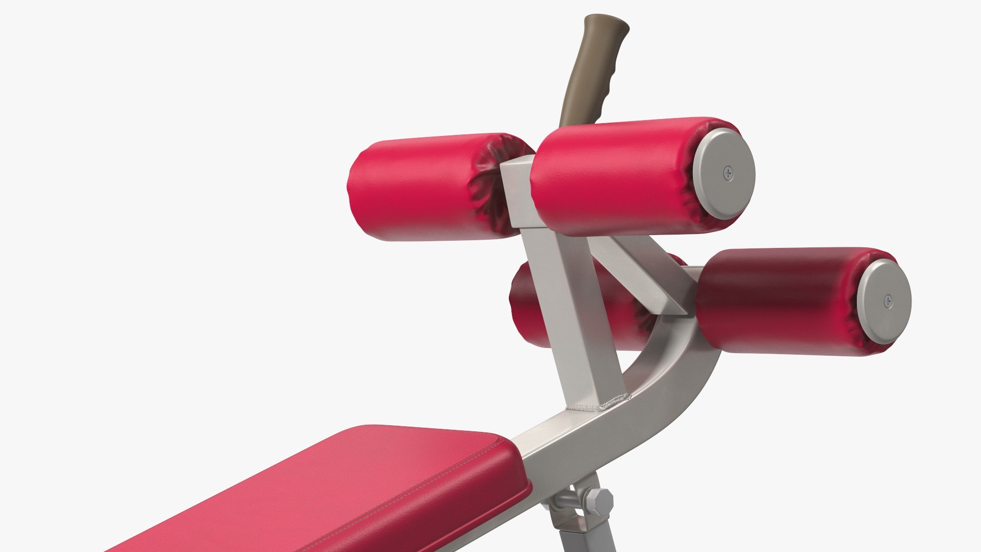 Crunch Bench Red 3D Model - TurboSquid 1838745