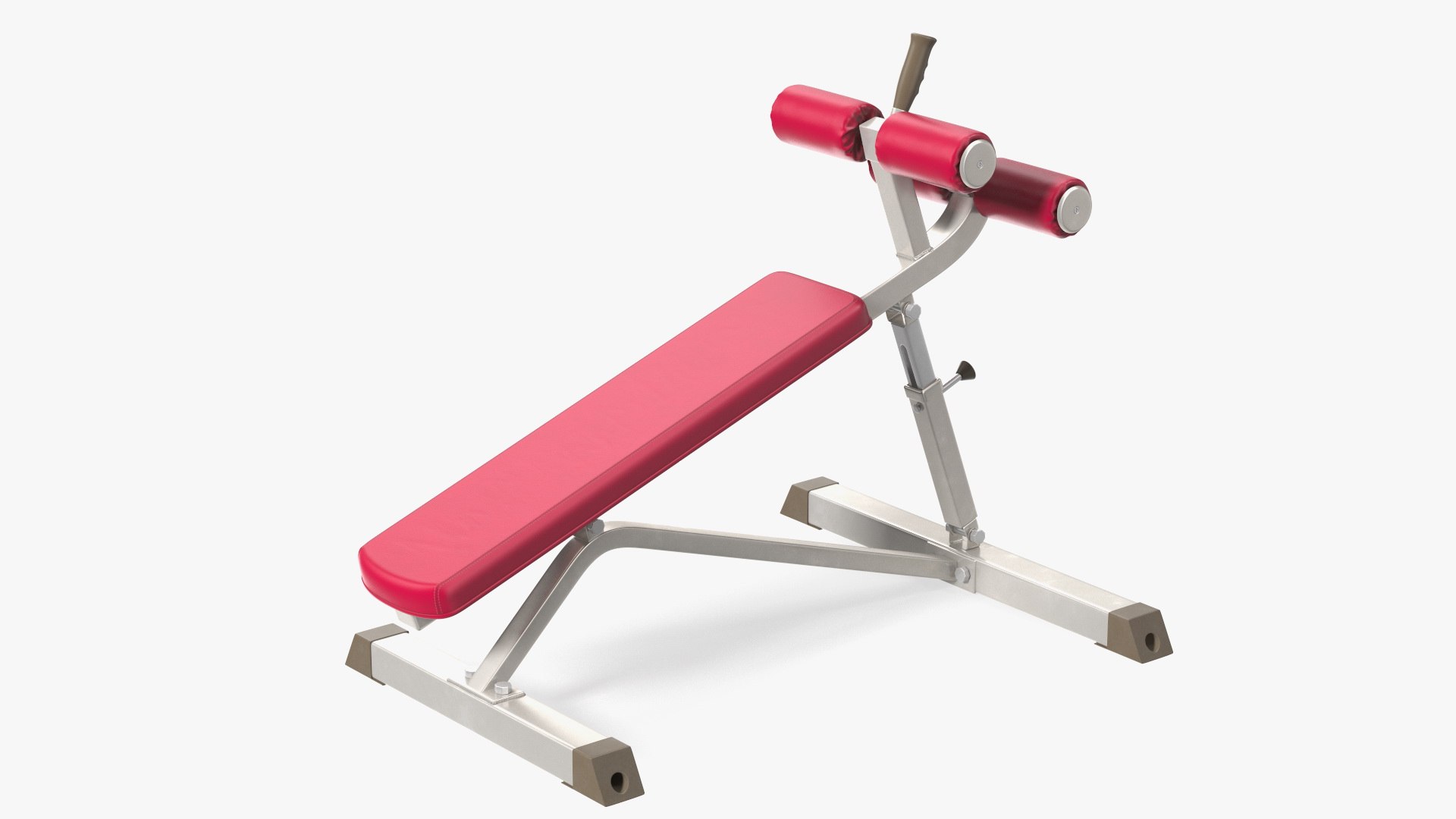 Crunch Bench Red 3D Model - TurboSquid 1838745
