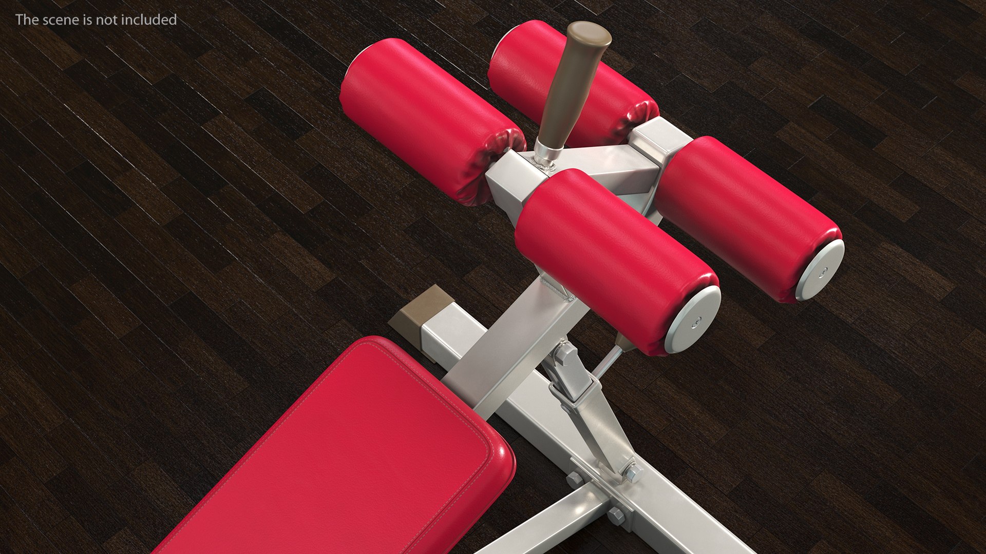 Crunch Bench Red 3D Model - TurboSquid 1838745