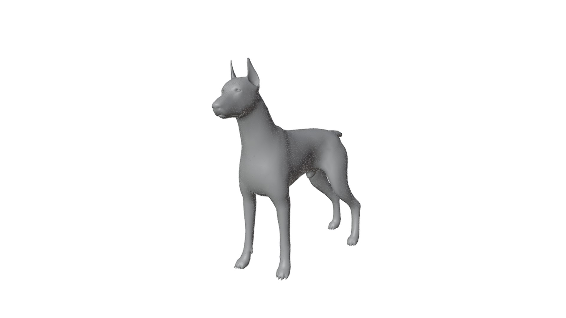 3D Doberman Model - TurboSquid 2311992