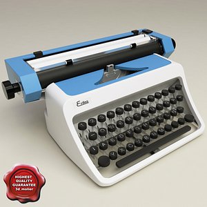 retro typewriter erika max