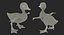 3D chick duckling