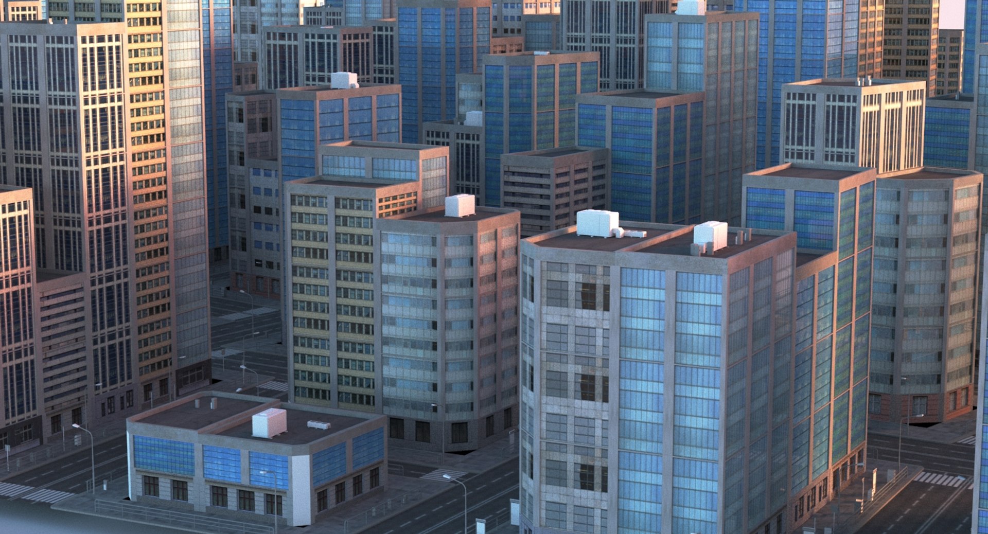 Cityscape Scene Highrise Max