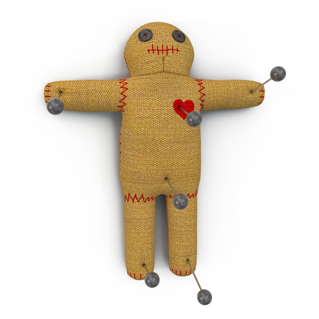 voodoo doll 3d model