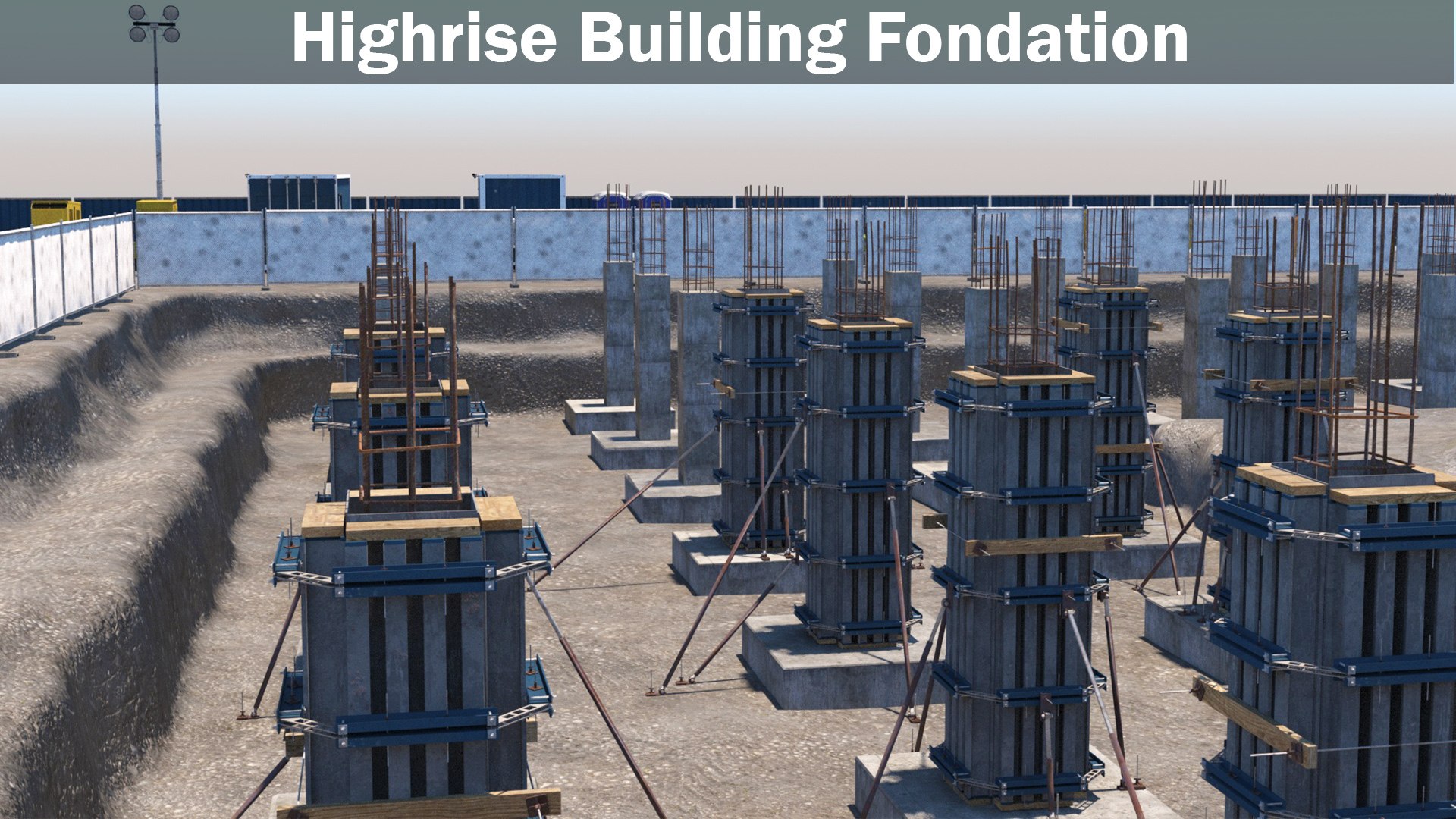 Building Fondation 3D - TurboSquid 2257043