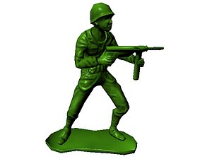 Plastic Army Man - Gunner