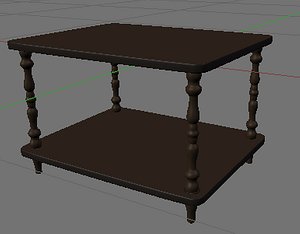 tv coffee table 3d model