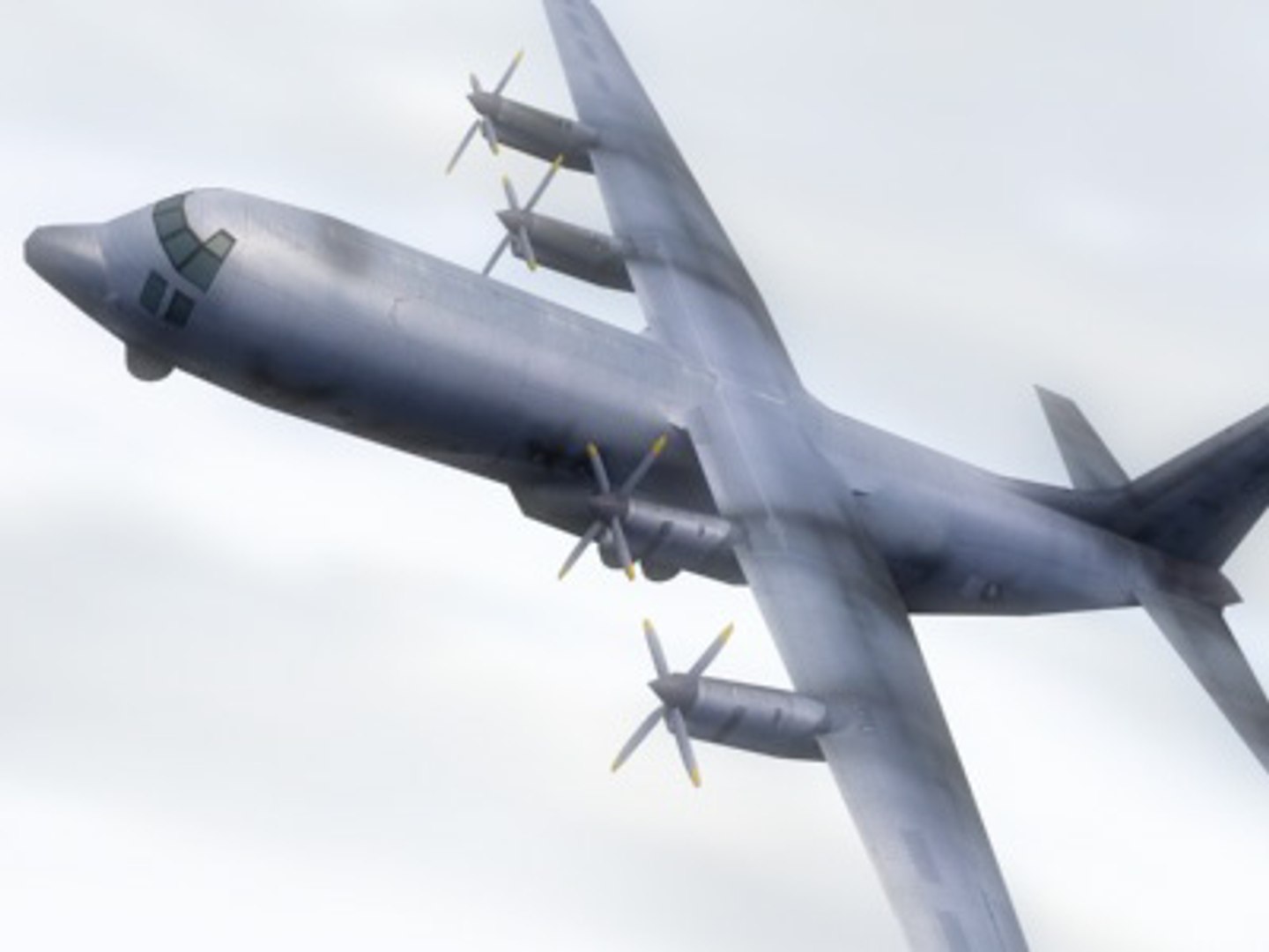 Spectre Gunship Airplane Aircraft 3d Model