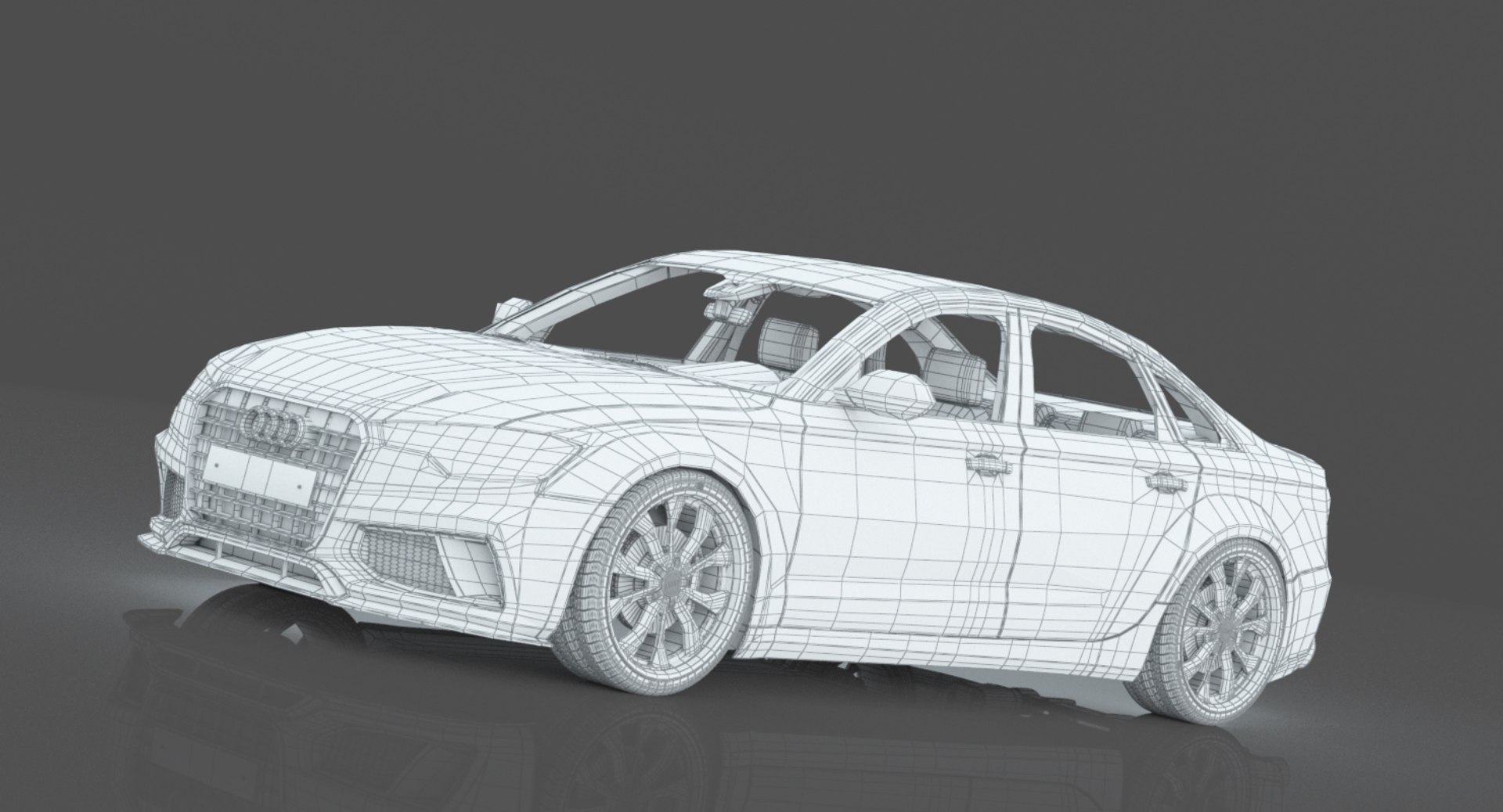 Audi a6 widebody 3D model - TurboSquid 1196148