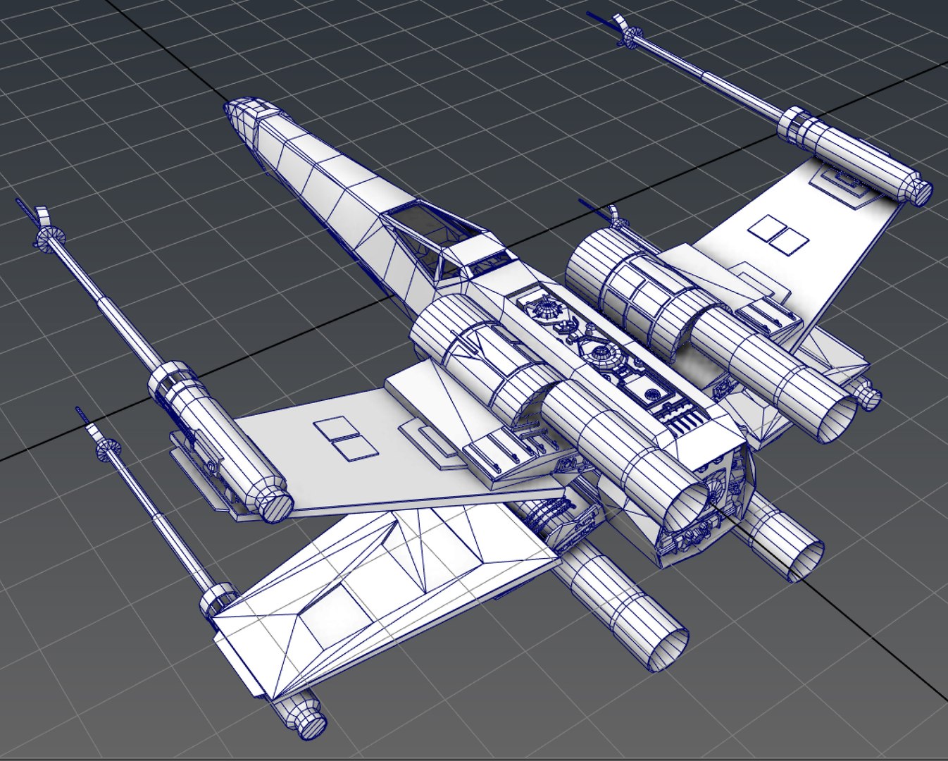 3ds max star wars x-wing starfighter https://p.turbosquid.com/ts-thumb/Zs/EGvWk6/Je7UWHiJ/gamereadystarwarsxwing3dmodelmayascreen_08/jpg/1444236409/1920x1080/fit_q87/94e106c1e37f35948adf6ed7976e934df5438458/gamereadystarwarsxwing3dmodelmayascreen_08.jpg