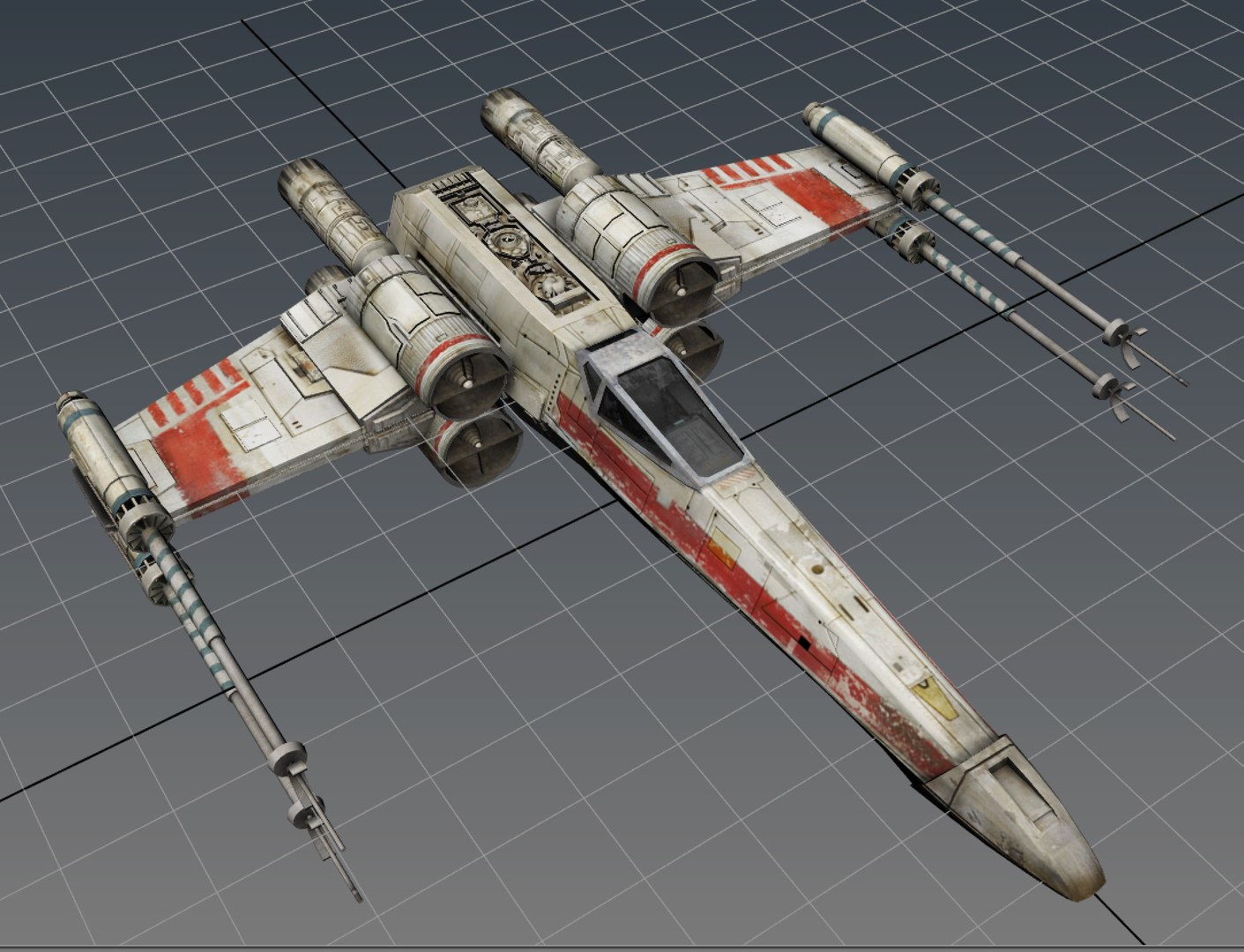 3ds max star wars x-wing starfighter https://p.turbosquid.com/ts-thumb/Zs/EGvWk6/L8JdI8XL/gamereadystarwarsxwing3dmodelmayascreen_02/jpg/1444236409/1920x1080/fit_q87/fc5351be5649667c953b84318ea5834e37d707f8/gamereadystarwarsxwing3dmodelmayascreen_02.jpg