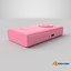 3D Mooer Prime P1 Pink Intelligent Guitar Pedal model
