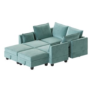 Sectional Sofa Convertible Sofa Bed 2