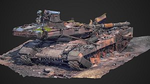 T-90M Destroyed model