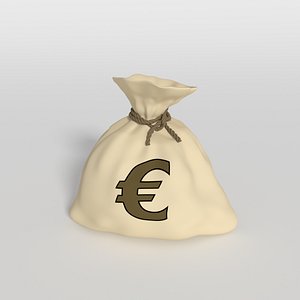 money bag 3d obj