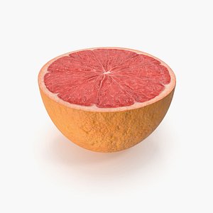 Grapefruit Slice 3D model