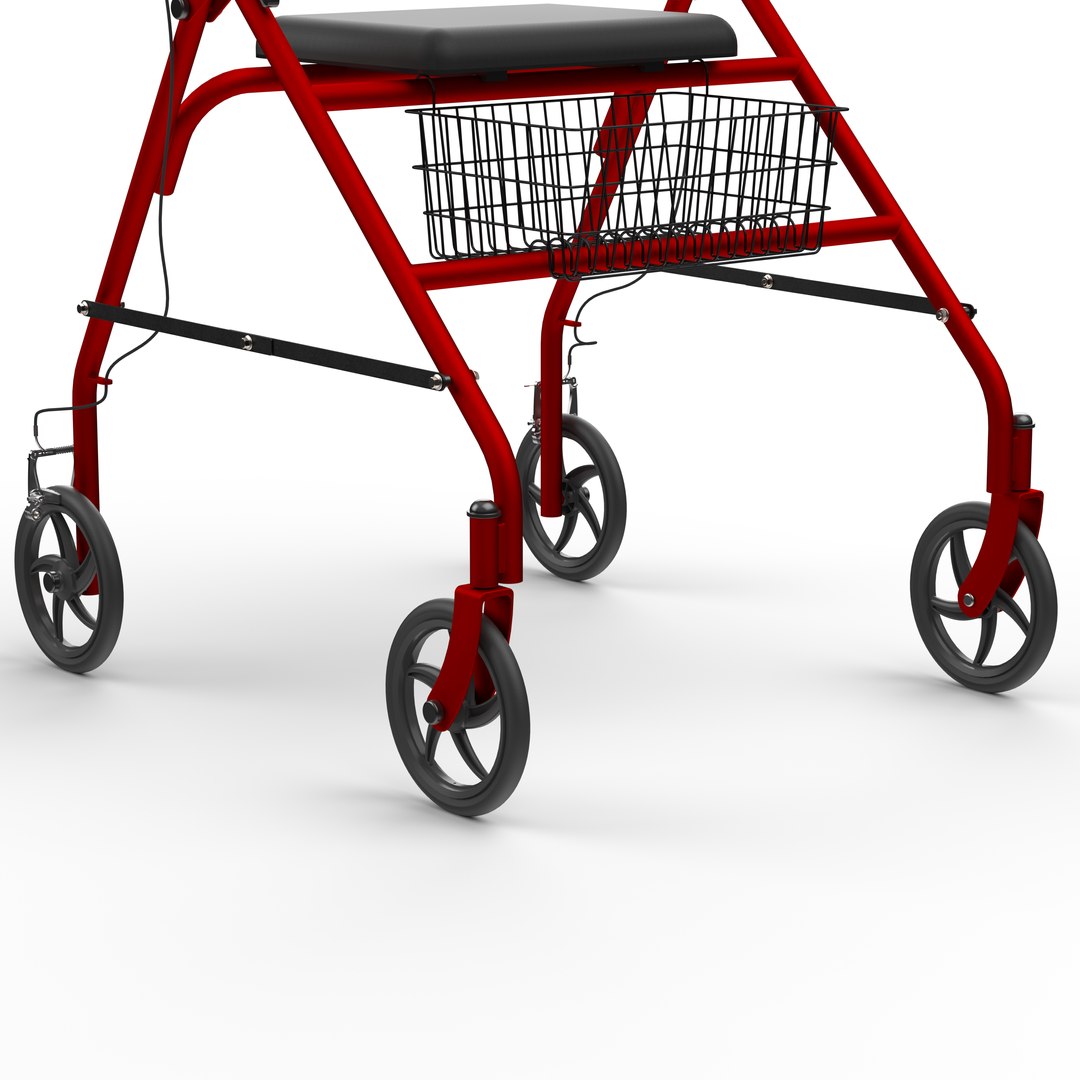 3D Medical Walker Four wheel Rollator model https://p.turbosquid.com/ts-thumb/Zs/TSURE3/8O/walkertipalertportfolio6/jpg/1762345345/1920x1080/fit_q87/d8ef33753d1640ac318122074c0dc486650c1973/walkertipalertportfolio6.jpg