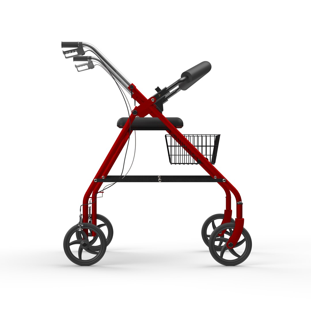 3D Medical Walker Four wheel Rollator model https://p.turbosquid.com/ts-thumb/Zs/TSURE3/TT/walkertipalertportfolio2/jpg/1762345337/1920x1080/fit_q87/28e949acab67dd0015b9e9ba4b0f411807c9b65b/walkertipalertportfolio2.jpg
