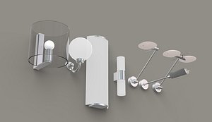 Wall Lamps Set 3D