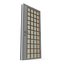 Modern Design White Metal Steel Door with Glass Details model 3D model