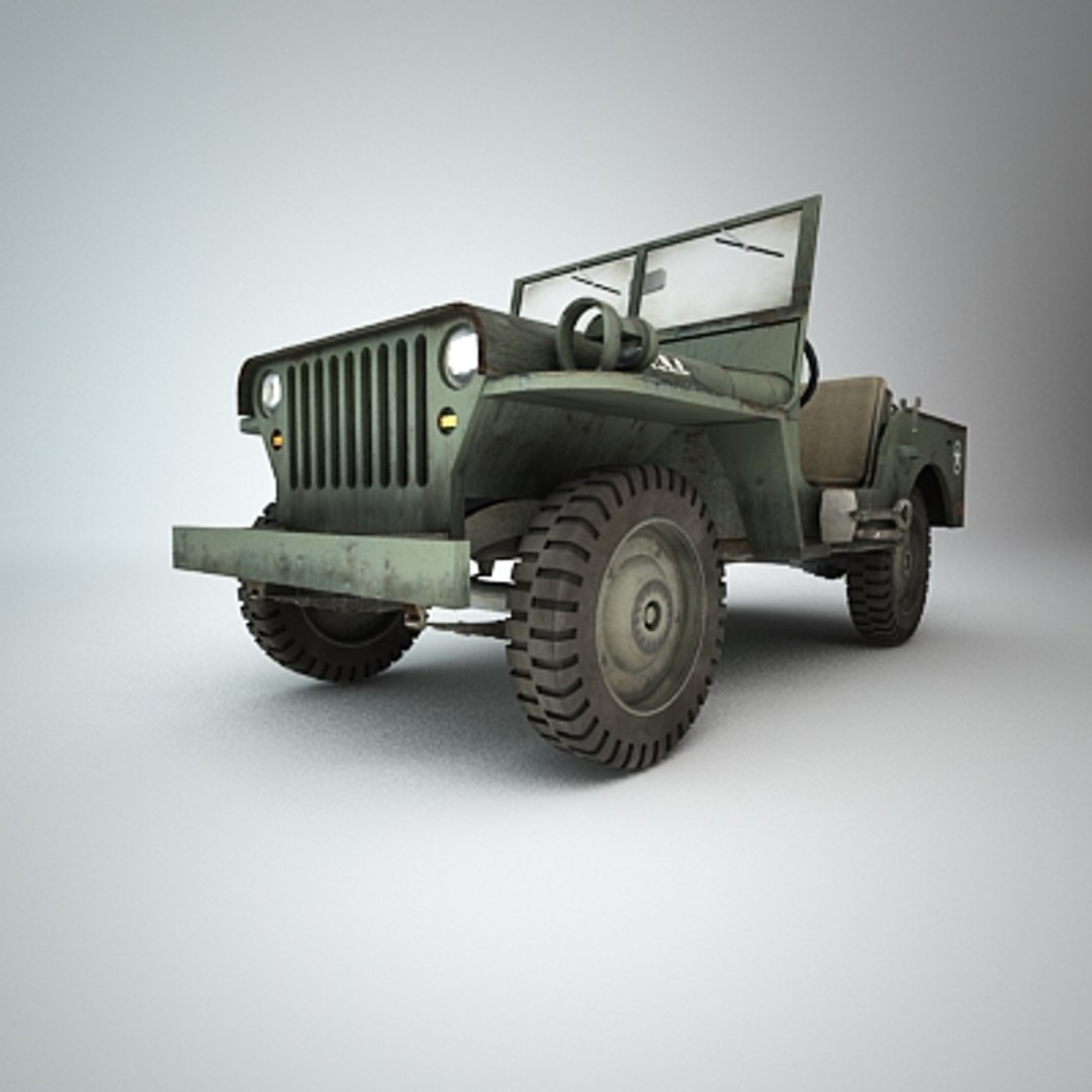 3d Jeep Willys