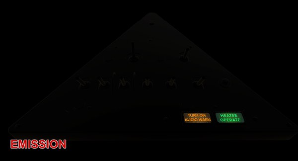 3D model left triangular panels board - TurboSquid 1362063