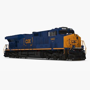 CSX GE AC6000CW Locomotive 3D