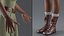 Toyota Land Cruiser Safari Rigged mit Dark Skin Black Woman Collection