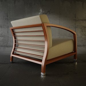 3d model malena designer chair