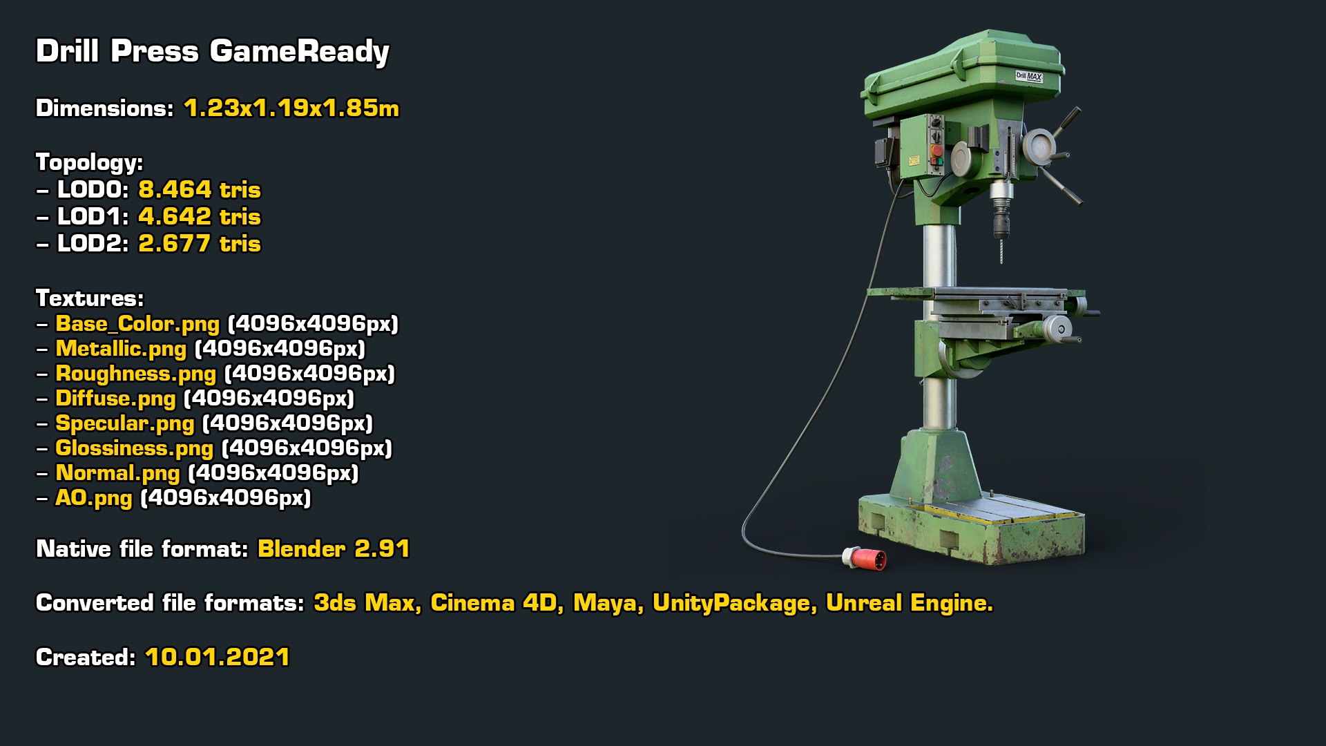 Industrial Mega Collection Realtime 3D model https://p.turbosquid.com/ts-thumb/Zs/hjPWTb/BG/statsdrill/jpg/1720810081/1920x1080/fit_q87/b57040b531797984f655ccd5cfd9c685d52de157/statsdrill.jpg