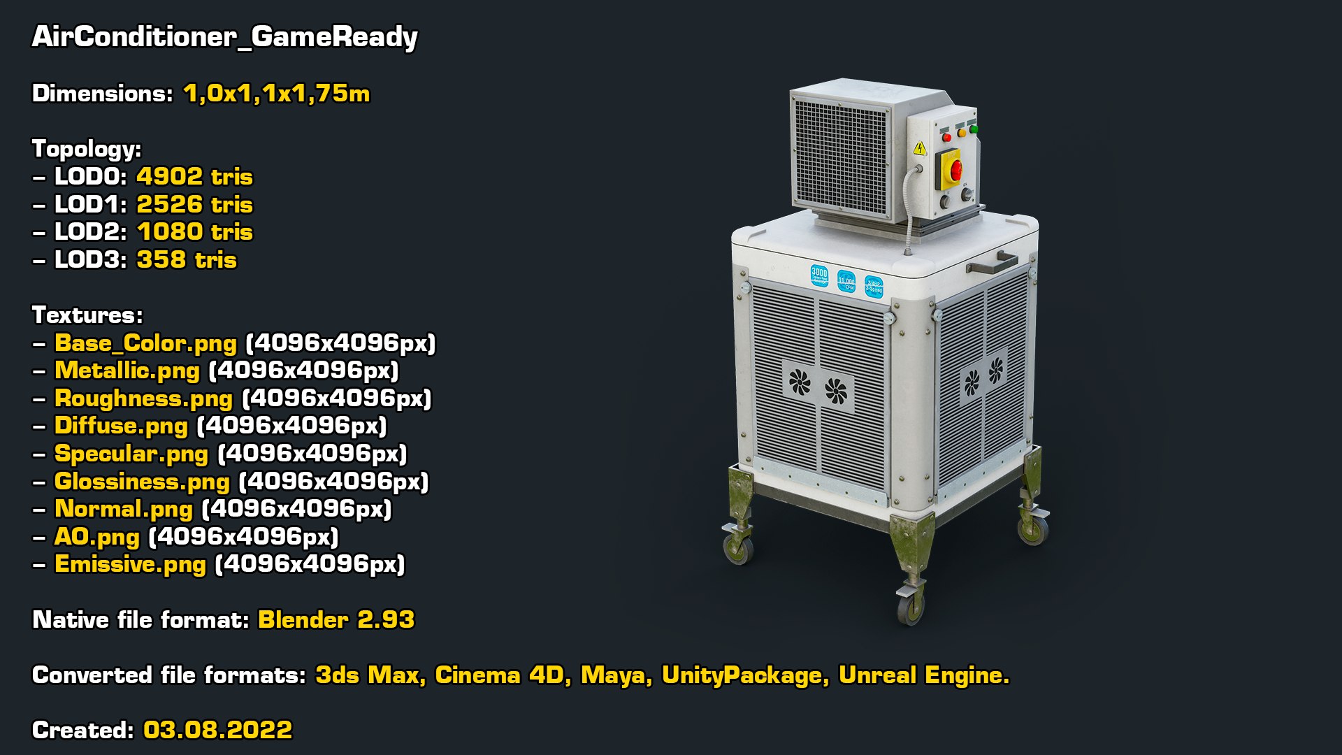 Industrial Mega Collection Realtime 3D model https://p.turbosquid.com/ts-thumb/Zs/hjPWTb/dO/statsaircond2/jpg/1720797642/1920x1080/fit_q87/8b5a6ad395106aa1fb9758863a4b4e8b9914ec58/statsaircond2.jpg