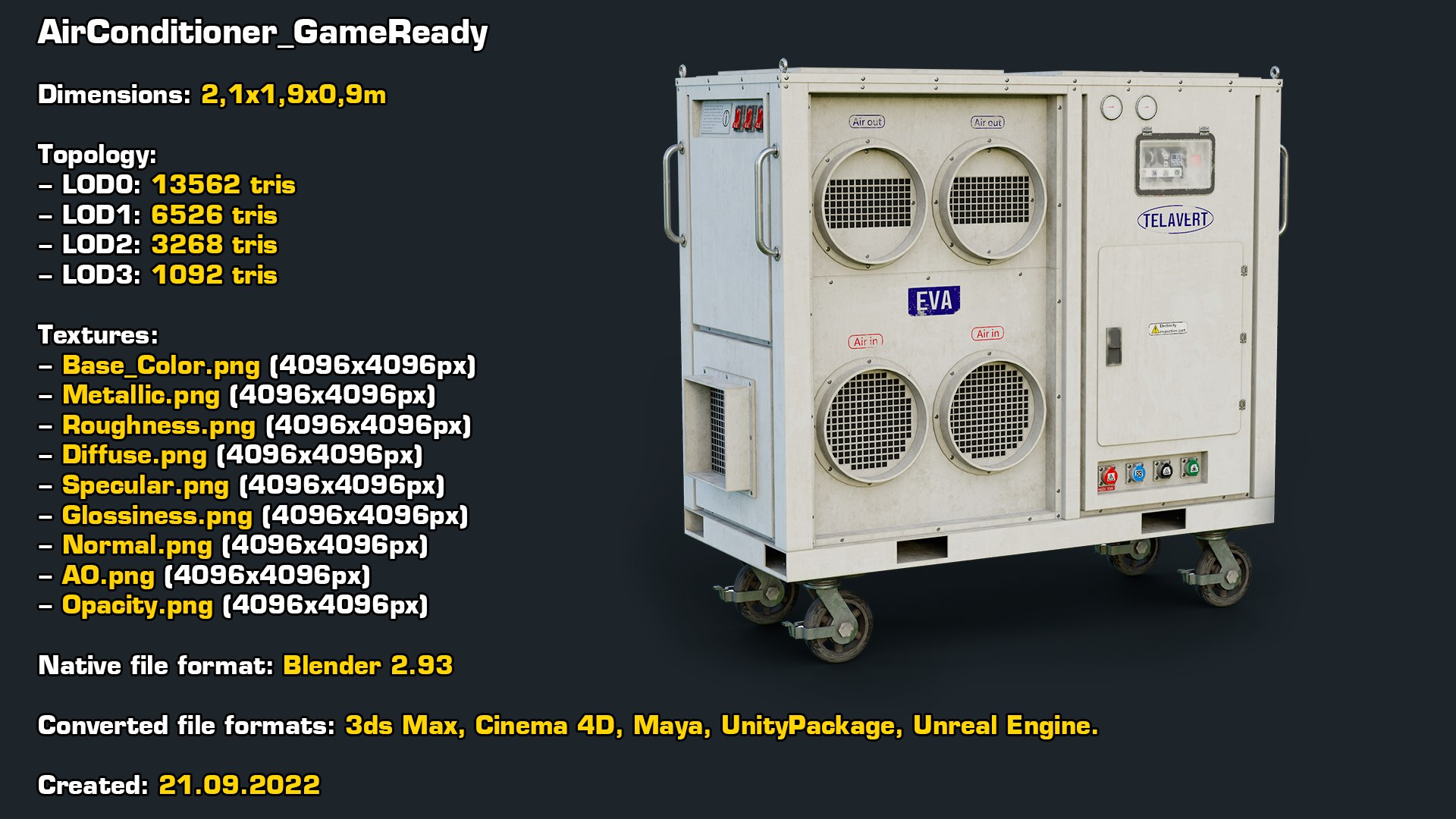 Industrial Mega Collection Realtime 3D model https://p.turbosquid.com/ts-thumb/Zs/hjPWTb/gz/statsaircond1/jpg/1720796469/1920x1080/fit_q87/5e90ea10bc2100e86103ae3b3810dafb206e4d5c/statsaircond1.jpg