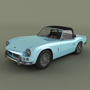 3d model triumph spitfire