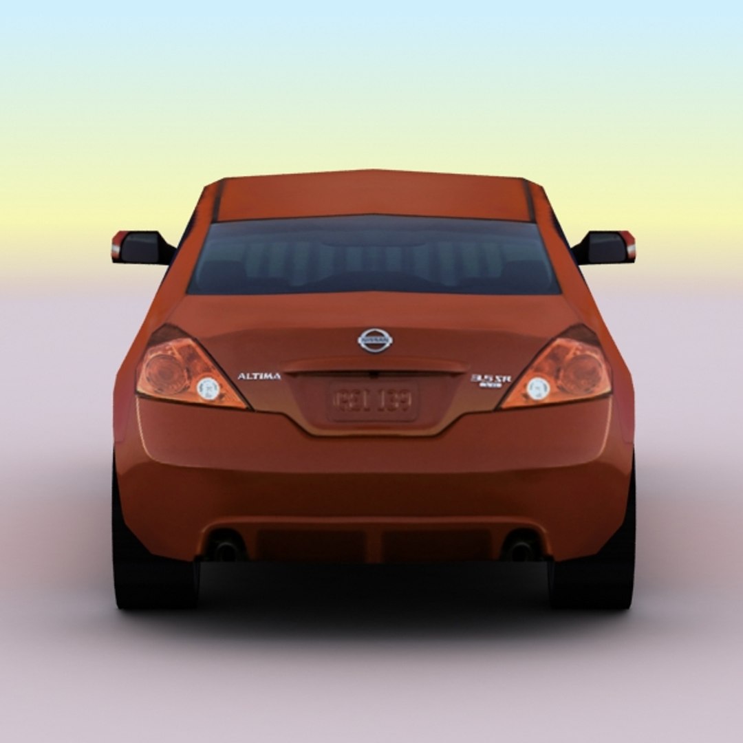 3d model 2010 nissan altima coupe