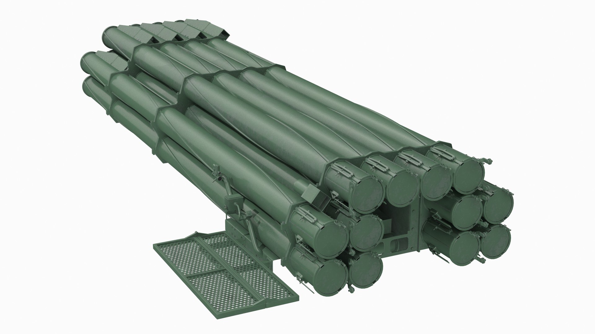 Heavy Multiple Rocket Launcher 3D model preview