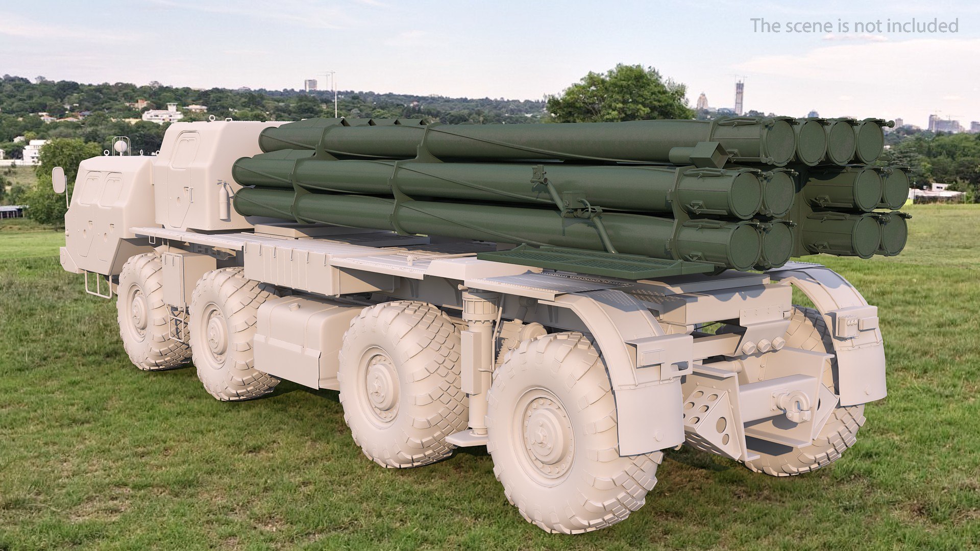 3D Heavy Multiple Rocket Launcher model - TurboSquid 1775917